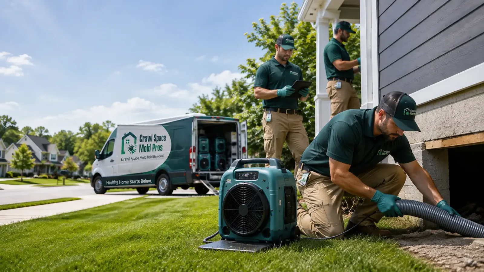 Crawl Space Mold Removal in Creston, CA